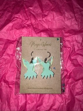 MagicWares Mint Fairy Dangle Earrings